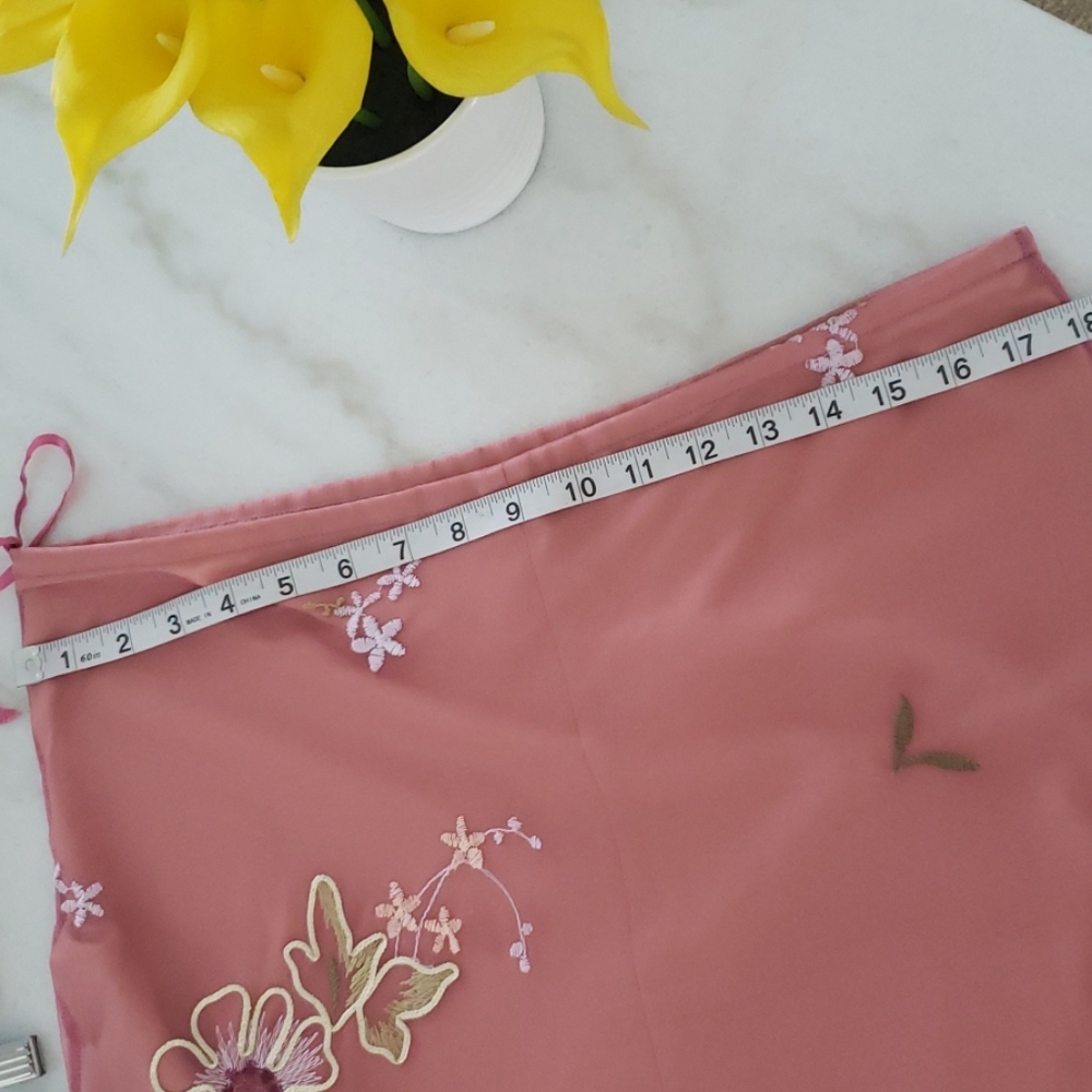 Only Hearts by Helena Stuart vintage 90’s embroidered maxi skirt Host pick! - Picture 7 of 16